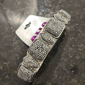 New with tags black and silver bracelet